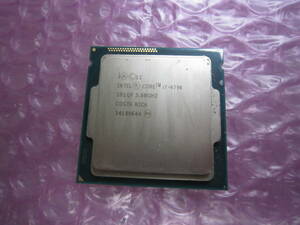507★CPU Intel CPU Core i7-4790 SR1QF 3.60GHz 動作品