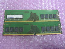 R004★SKhynix DDR4 PC4-2666V-UA2-11 8GB×2　計16GB 動作品_画像2