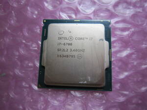 574★CPU Intel Core i7 6700 3.40GHz SR2L2 動作品
