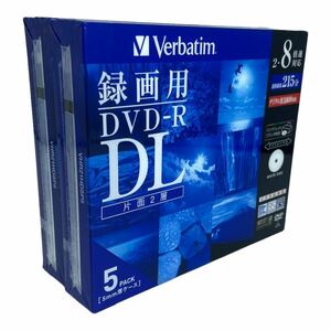 Verbatim 録画用DVD-R DL 8倍速 5枚 VHR21HDSP5（CPRM対応）2セット