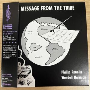 紙ジャケット仕様 帯付 Wendell Harrison & Phillip Ranelin / Message From The Tribe 2nd Ver. P-Vine Records / PCD-94108 リマスター盤