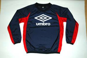 umbro★ナイロン　ジャージ　上のみ★140サイズ　ネイビー★キッズ　ジュニア　アンブロ　サッカー