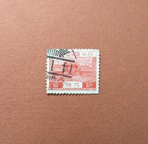 【コレクション処分】普通切手（使用済）昭和白紙 ６銭