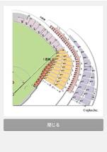 3/22(金) 巨人×東北楽天ゴールデンイーグルス オープン戦 指定席C 1階席通路側指定席 2連番ペア_画像2
