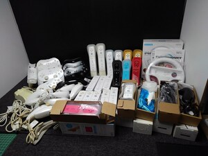 K1998 K ◆動作未確認◆ 任天堂 Nintendo Wii コントローラー リモコン ハンドル ヌンチャク 他 まとめ 長期保管 現状渡し ◆ジャンク◆