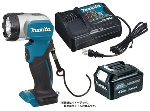 在 マキタ 充電式フラッシュライト ML105 DSM バッテリBL1040Bx1個+充電器DC10SA付 LEDライト 10.8V対応 makita オリジナルセット品