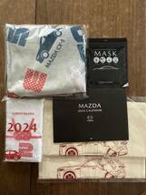 MAZDA マツダ　カレンダー2024 ブランケット　広島東洋カープ　トートバッグ　マスク　タオル_画像1