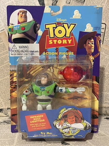 ☆1990年代/トイストーリー/アクションフィギュア/当時物/即決ビンテージ/Thinkway/Toy Story/Action Figure(Infrared Buzz Lightyear/MOC)