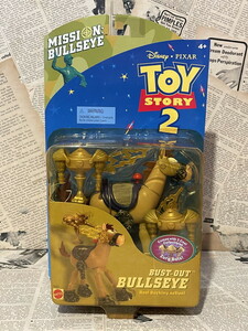 ☆2000年/トイストーリー2/アクションフィギュア/当時物/即決ビンテージ/Toy Story 2/Action Figure(Bust-Out Bullseye/MOC) DI-271