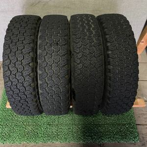 ノーマルタイヤ BRIDGESTONE RD-604 STEEL 145 R12 LT 6PR 年式2023 残り約6.5mm以上 4本