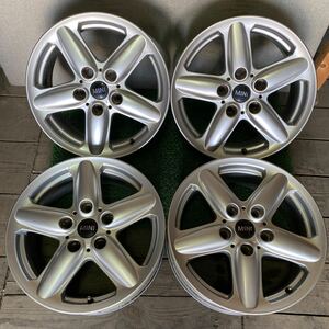 MINI純正ホイール 16インチ 16×6.5J OFF;+46 PCD;100-5H ハブ径;約73mm 傷あり、ガリ傷あり、錆びあり 4本 