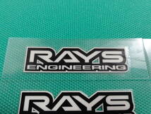 【送料無料】正規品【RAYS ENGINEERING】リペアステッカー4枚 ボルクレーシング レイズエンジニアリング アルミ4本分 CE28N RE30 TE37 JDM_画像4