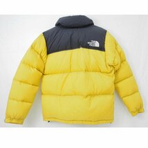 1円【良品】THE NORTH FACE ノースフェイス/ヌプシジャケット イエロー/メンズMサイズ/ND91841/78_画像2