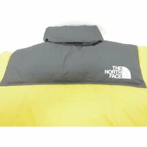 1円【良品】THE NORTH FACE ノースフェイス/ヌプシジャケット イエロー/メンズMサイズ/ND91841/78_画像6