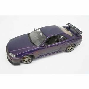 1円【一般中古】AUTOart オートアート/NISSAN 日産 SKYLINE スカイライン GT-R R34 1/18スケール/車模型/05