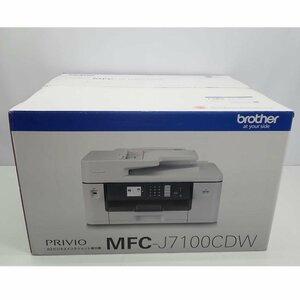 1円【未使用】brother ブラザー/A3　ビジネスインジェット複合機/MFC-J7100CDW/62