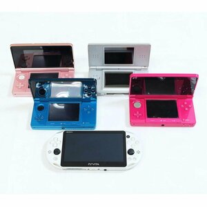 1円【ジャンク】NINTENDO 任天堂/ゲーム機 5点セット PSVita 3DS DSLite/71