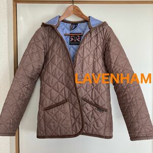 LAVENHAM ラベンハム キルティングジャケット 38 モカブラウン