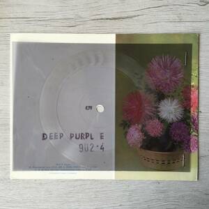 DEEP PURPLE HUNGLY DAZE FLEXI DISC ポーランド盤