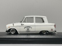 1/43 ノレブ Mitsubishi Minica (1962）改 アルミ 深リム ローダウン 改造 ミニカ デカール ロンシャン カスタム 国産名車 アシェット_画像7