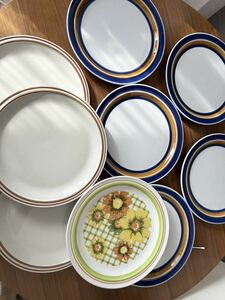 MH17*ノリタケ Noritake PRIMASTONE 大皿 皿 食器 まとめ セット売り NIKKOニッコー HEARTHSIDE 日本製 26㎝皿