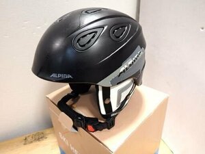ALPINA アルピナ GRAP 2.0 Black-Grey matt スキー スノーボード ヘルメット Size:54-57cm A9085238 箱付き 　