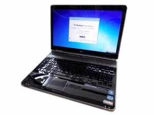 現状品/動作品 NEC LaVie L LL750/DS6B PC-LL750DS6B Corei5/8GB/HDD750GB/Win7 バッテリーNG