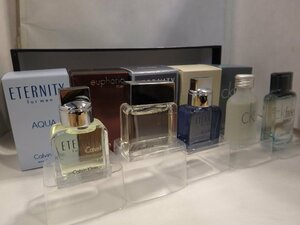 ★ CK カルバンクライン Calvin Klein deluxe miniature collection ミニボトル 5本セット 残量ほぼ満量 元箱付き 香水 ★
