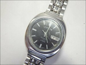 CITIZEN シチズン◆SEVEN STAR V/4-770551TA◆デイデイト 自動巻き SS 24石 メンズ腕時計 本体のみ