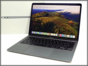 保証残有/極美品 Apple MacBook Air Retina 13.3インチ Z124000E7J/A CTO ノートPC M1チップ/16GB/SSD512GB スペースグレイ 充放電8回