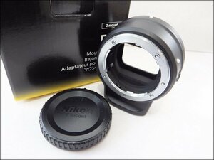  beautiful goods Nikon/ Nikon *FTZ/ mount adaptor *F lens for booklet * original box attaching 