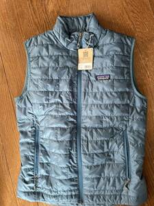 patagonia パタゴニア ナノパフベスト メンズ ベスト ダウン S 新品 未使用 ダウンベスト WAVY BLUE M´s NANO PUFF VEST