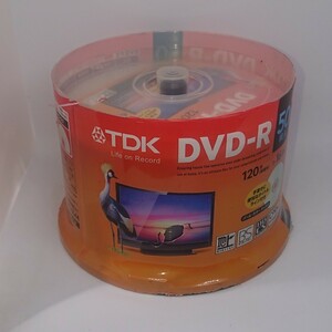 未開封品 TDK DVD-R 50枚 120分 1～16倍速記録 1回録画用