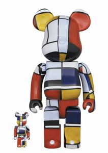 ★☆新品＊未開封＊ベアブリック ☆ BE@RBRICK Piet Mondrian 100％ & 400％☆モンドリアン☆メディコムトイ ☆★