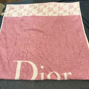 クリスチャンディオール　バスタオル　ピンク　DIOR