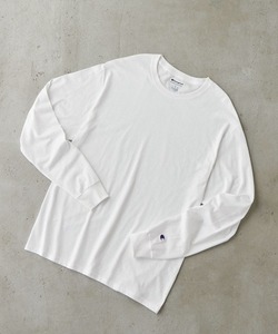 チャンピオン Champion Authentic ビッグシルエットロングスリーブカットソー サイズL 白/ホワイト ロングT 長袖Tシャツ ★★