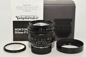 ★新品級★ VoightLander フォクトレンダー ノクトン 50mm F1.1