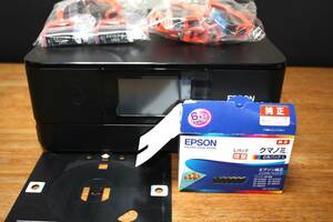 ★EPSON エプソン Colorio カラリオ コピー機能付きインクジェットプリンター EP-880A（難あり）+インク
