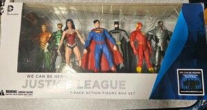 DC collectibles Superman Batman wonder u- man flash green lantern aqua man cyborg 
