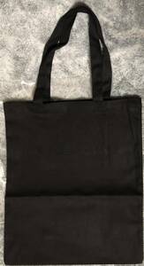 GIVENCHY◆黒ロゴ入りコットン素材トートバッグ（黒）32×38cm