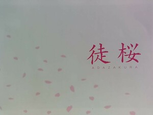 パンフ「徒桜　ADAZAKURA」中尾拳也　兒玉遥　永田崇人　岡本尚子　夕帆　馬越琢己　塩田みう　仲美海　藤木さら　麻倉もも