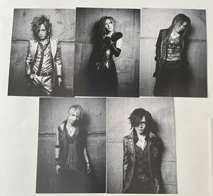 全品100円スタート　ガゼット　the gazette 特典　ポストカード　セット　流鬼　葵　麗　れいた　戒