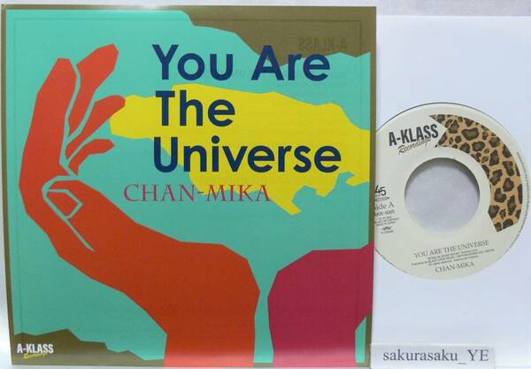 [未使用品][送料無料] Chan-Mika / You Are The Universe [アナログレコード 7]