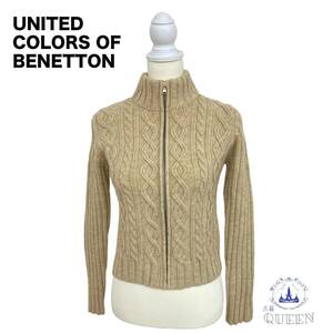 【訳アリ】 UNITED COLORS OF BENETTON ユナイテッドカラーズオブベネトン ジャケット ブルゾン 長袖 ショート レディース イタリア j-14