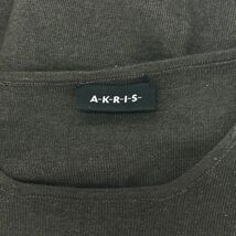 ☆美品☆ AKRIS アクリス トップス Tシャツ 半袖 レディース ブラック カシミヤ 絹 901-2110 送料無料 古着_画像4