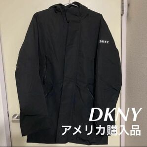 レア DKNY ダナキャランニューヨーク ダウン 黒 アメリカ購入 ブラック ジャケット