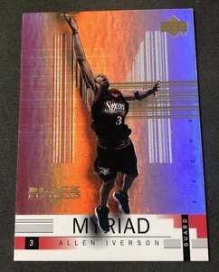 2000-01 UD BLACK DIAMOND MYRIAD Allen Iverson