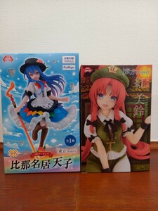 【新品未開封】東方Project SSSフィギュア　比那名居天子&ぬーどるストッパーフィギュア　紅美鈴　Figure　東方プロジェクト　天子　美鈴