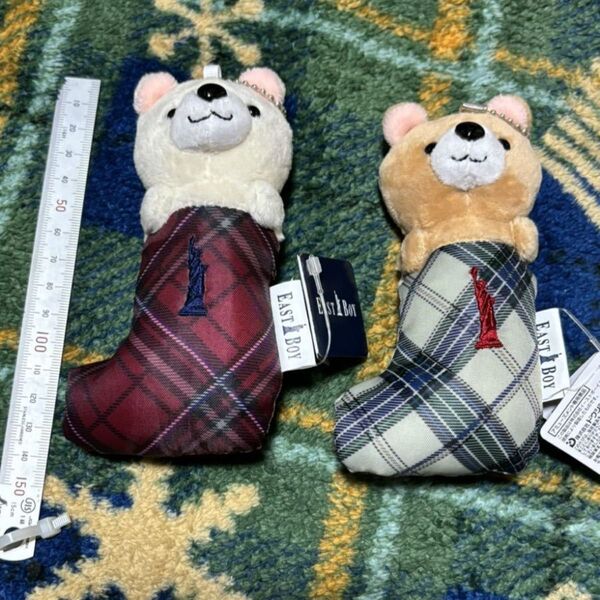 2個セット EASTBOY テディベア ぬいぐるみマスコット くま イーストボーイ