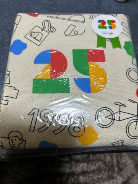 2個　Google　25周年記念　トートバッグ　 グーグル